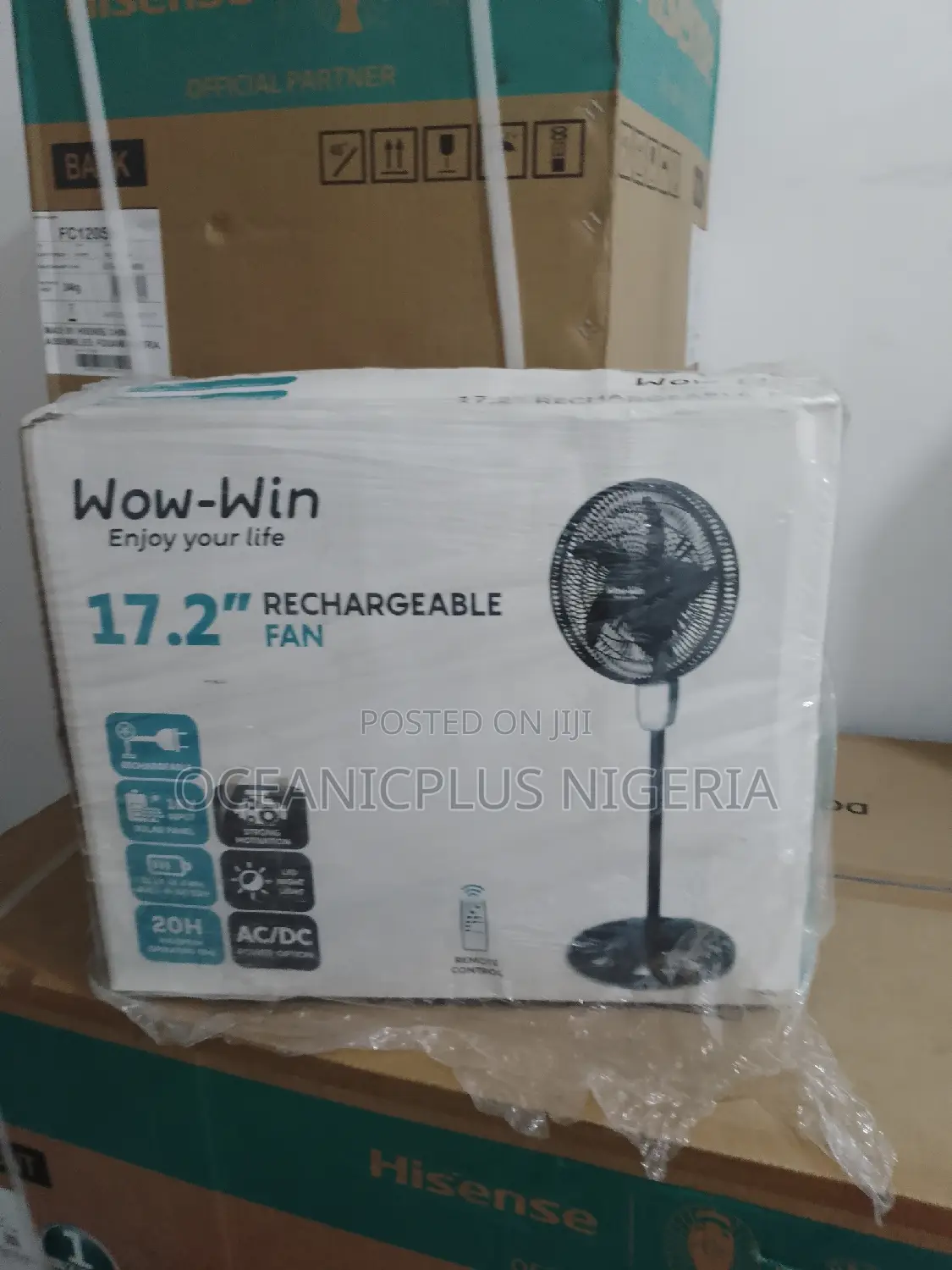 Available in Mass Now- 17.2 Inches Wow Win Rechargeable Fan.