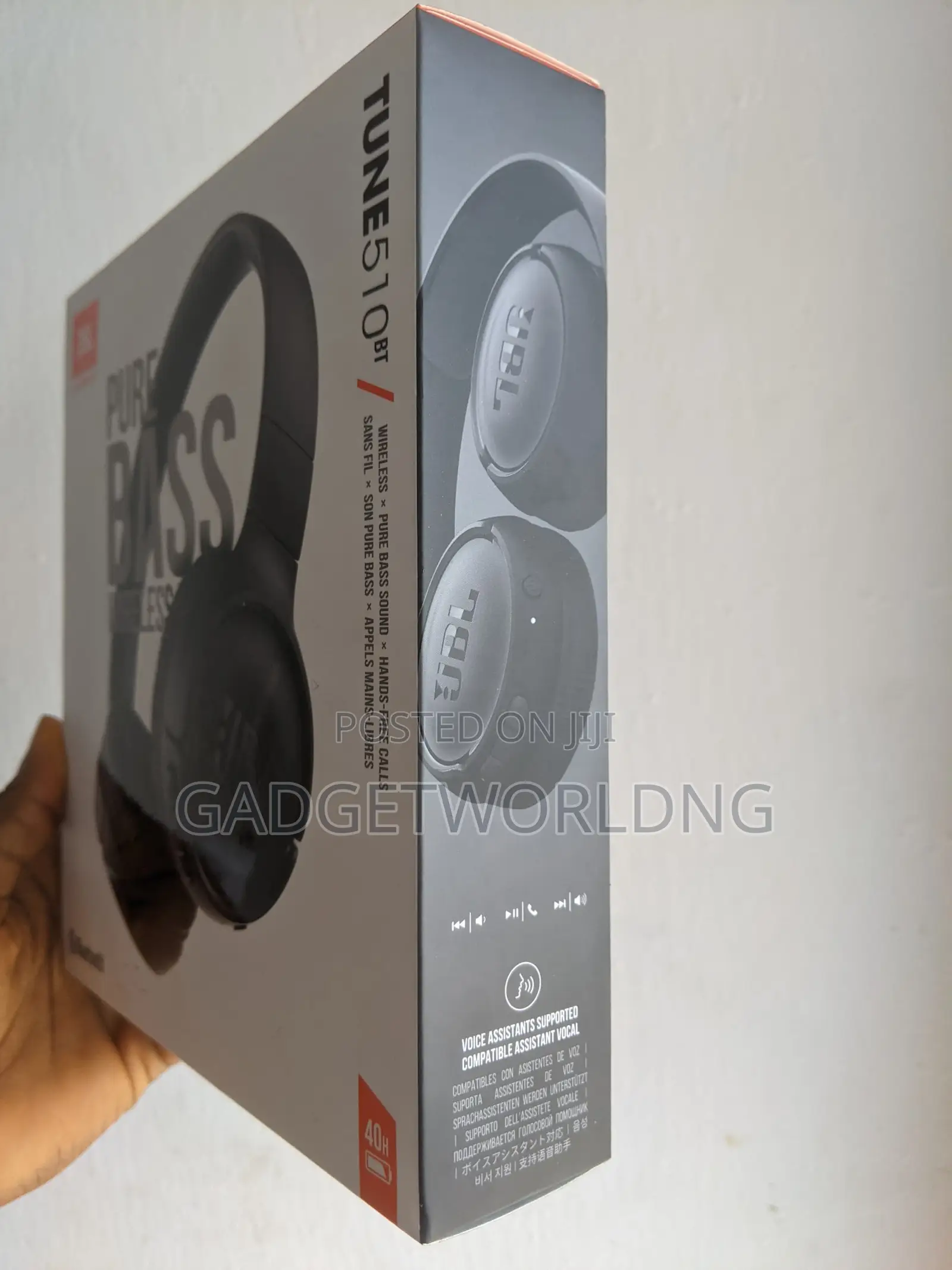 JBL Tune 510BT: Wireless On-ear Headphones With Purebass Sou