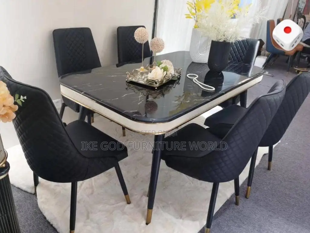 6seater Imported Turkish Marble Dining Table