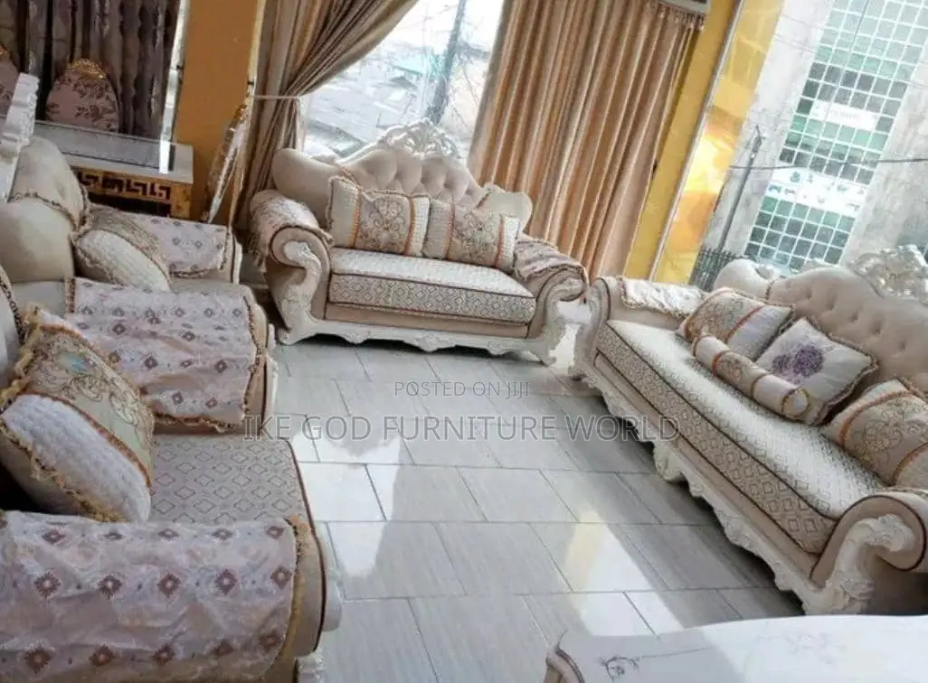 7seater Imported Turkish Royal Fabric Sofa Chair