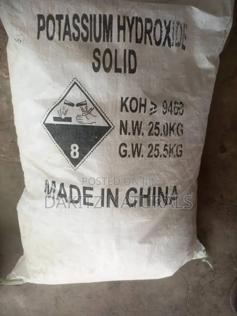 Potassium Hydroxide Flakes 25kg Bag