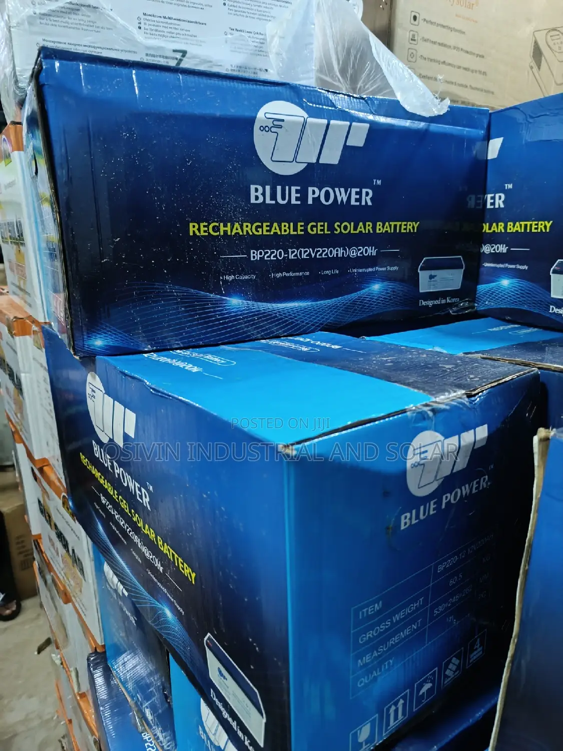 200a Rechargeable Dry Cell Gel Solar Attery