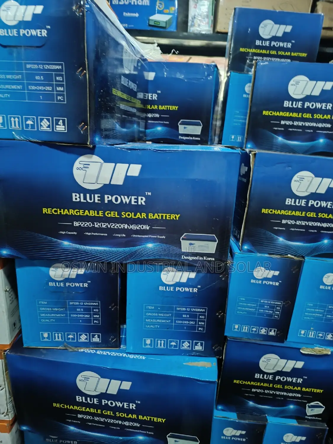 200a Rechargeable Dry Cell Gel Solar Attery
