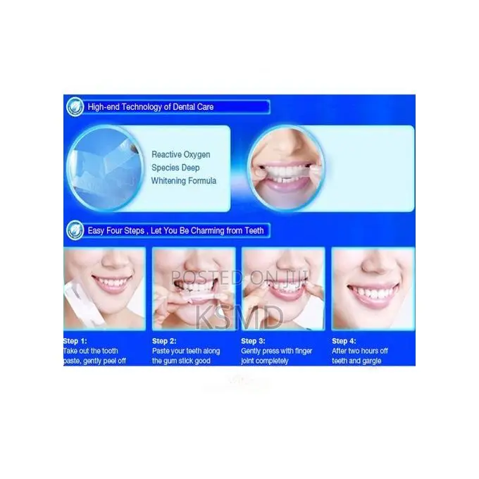 7pcs Advanced Teeth Whitening Strips Oral Hygiene Dental