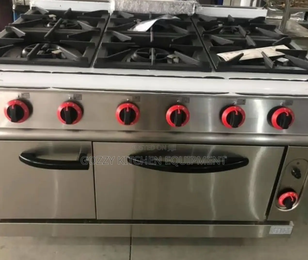 Six Burners Commercial Cooker (Industrial Use 3years Warrant