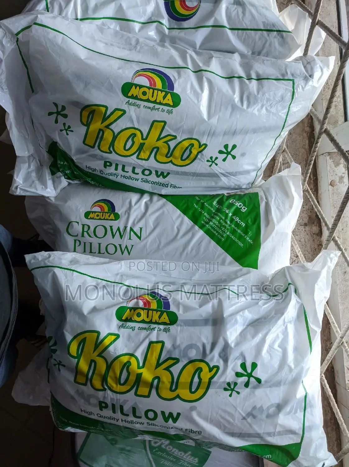 Mouka Foam Quality Fibre Pillow