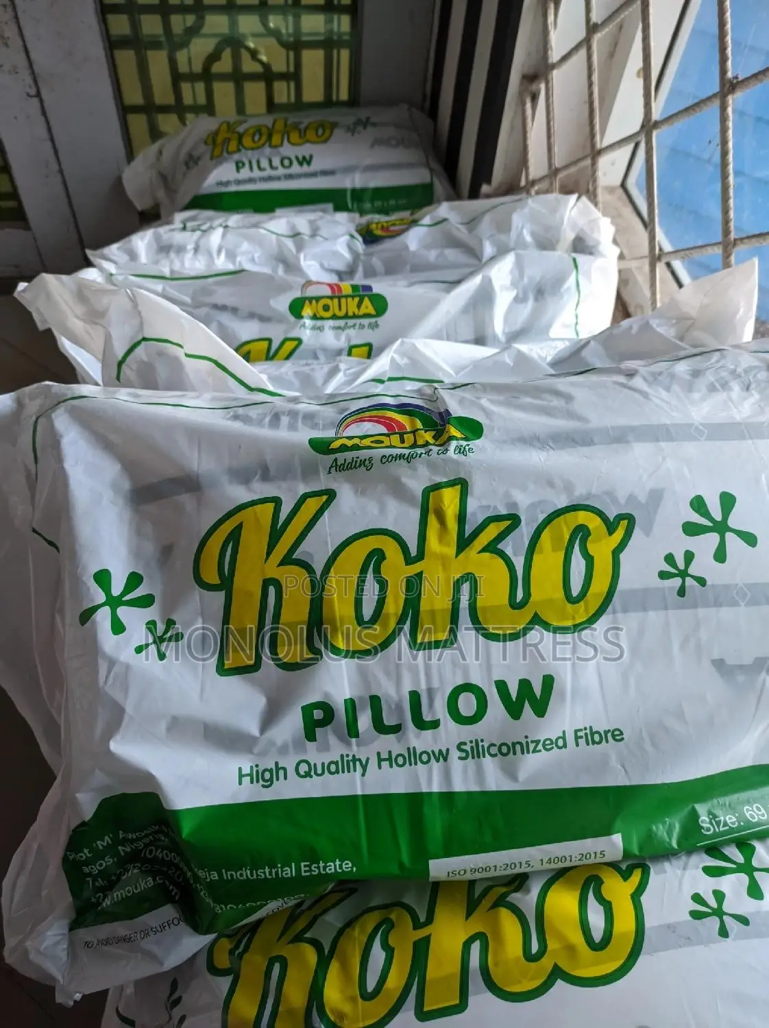 Mouka Foam Quality Fibre Pillow