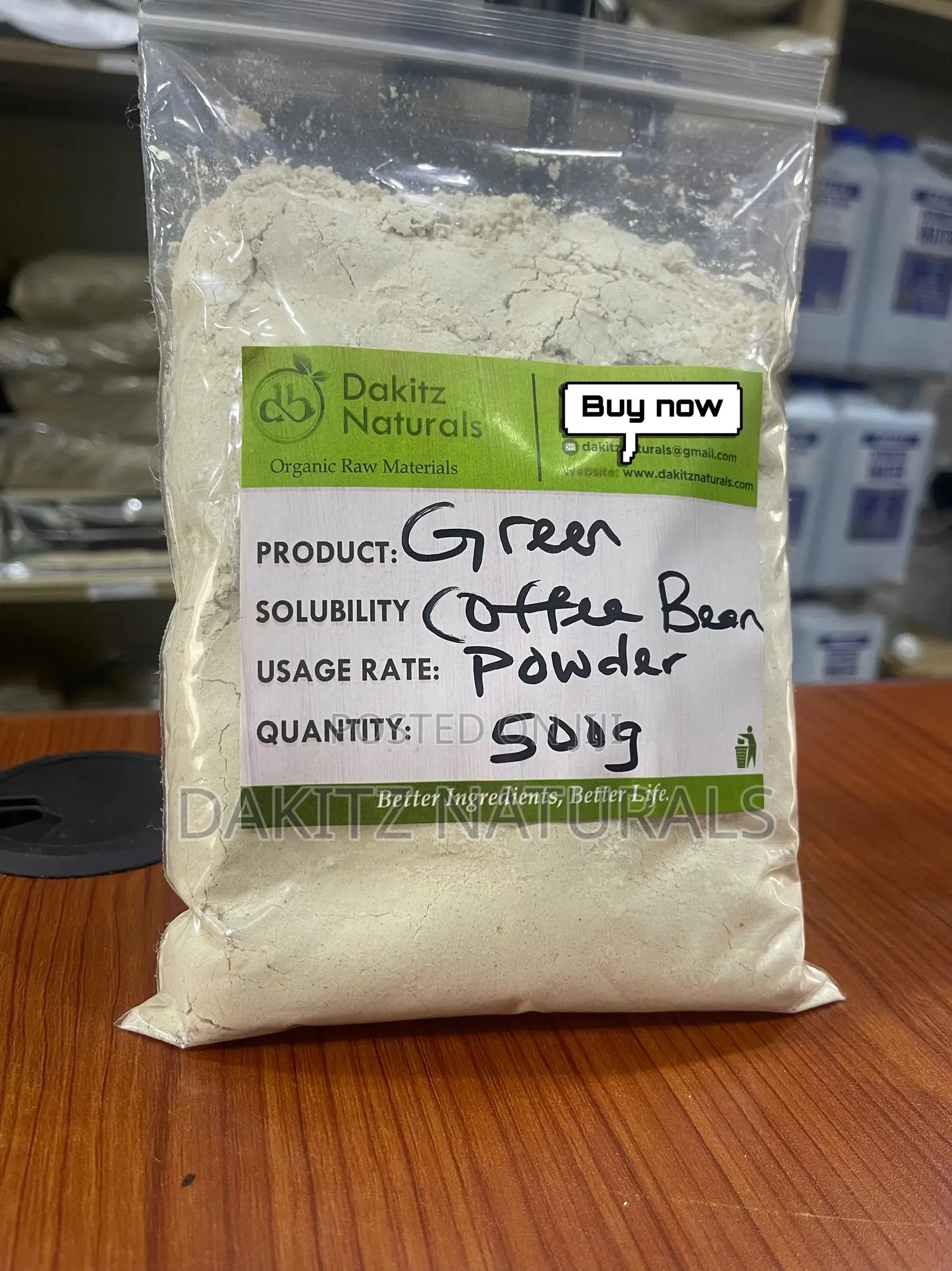 Green Coffee Bean Powder 500g