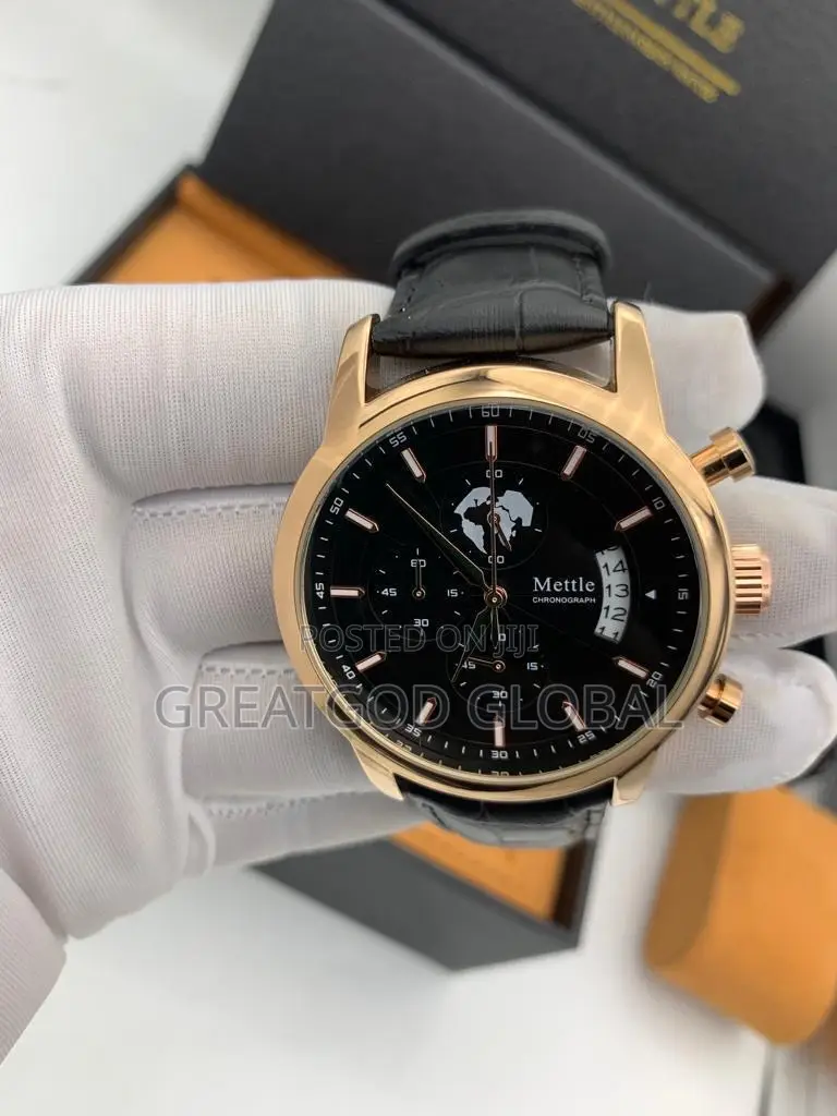 Mettle Luxury Leather Watch This Water Resistant