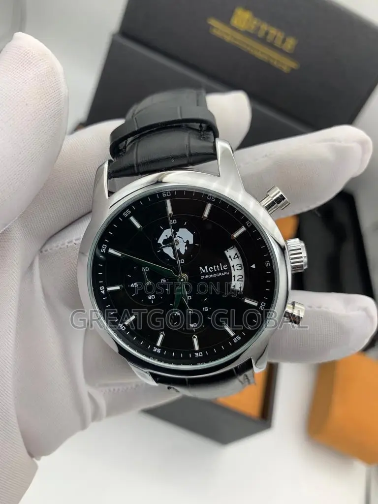 Mettle Luxury Leather Watch This Water Resistant