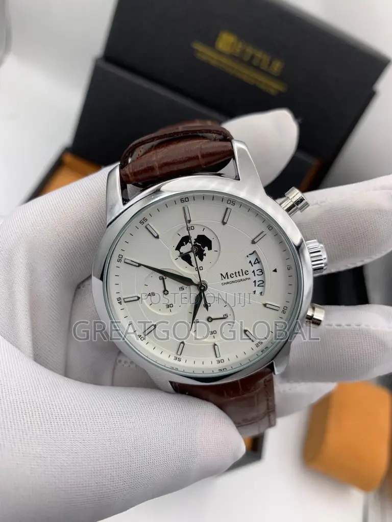 Mettle Luxury Leather Watch This Water Resistant