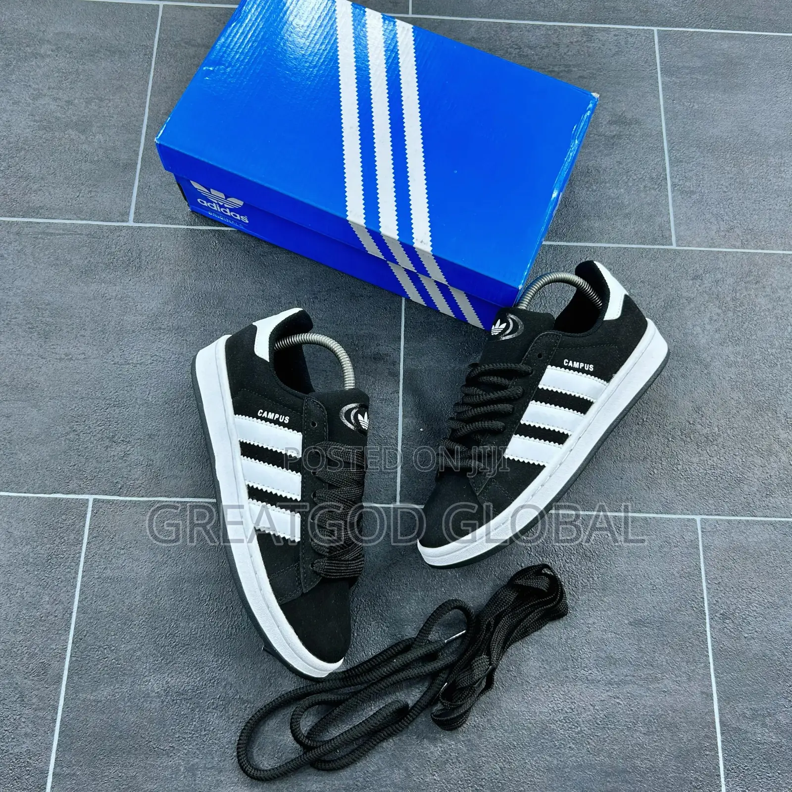 *New Adidas Campus 00S ( Chunk Laced Type ) Black Snks”•*