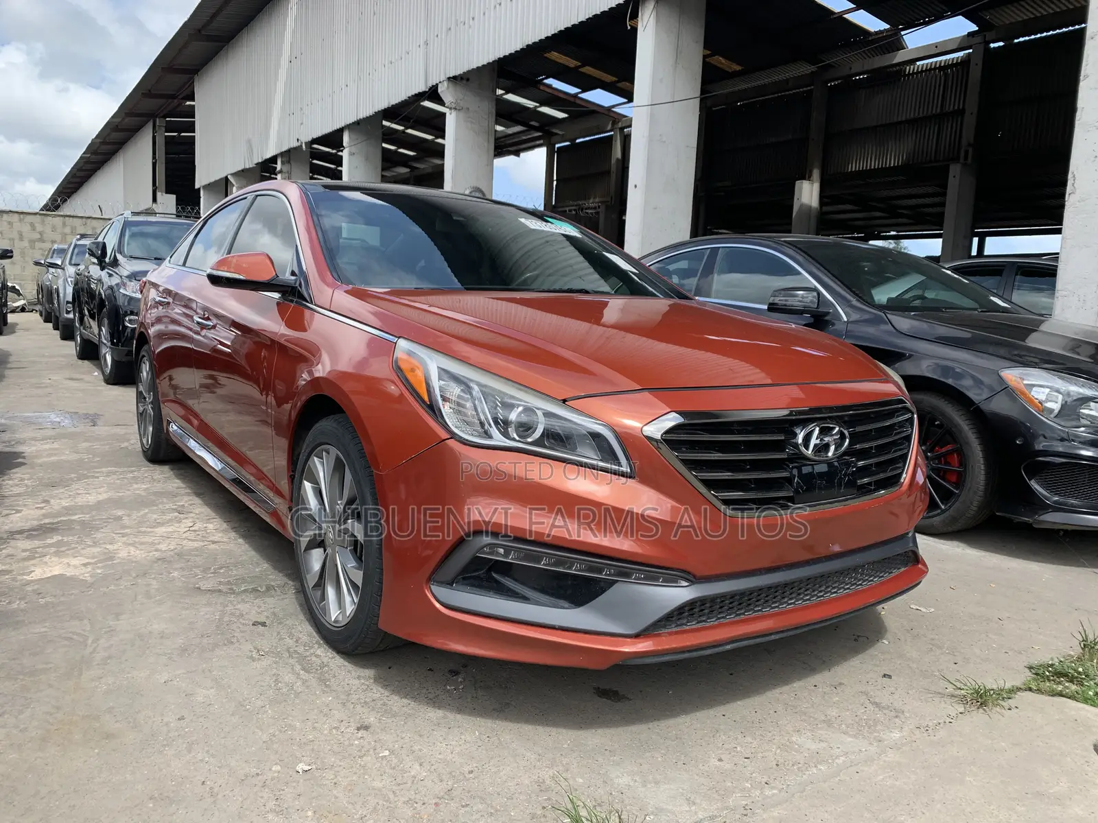 Hyundai Sonata 2015 Orange