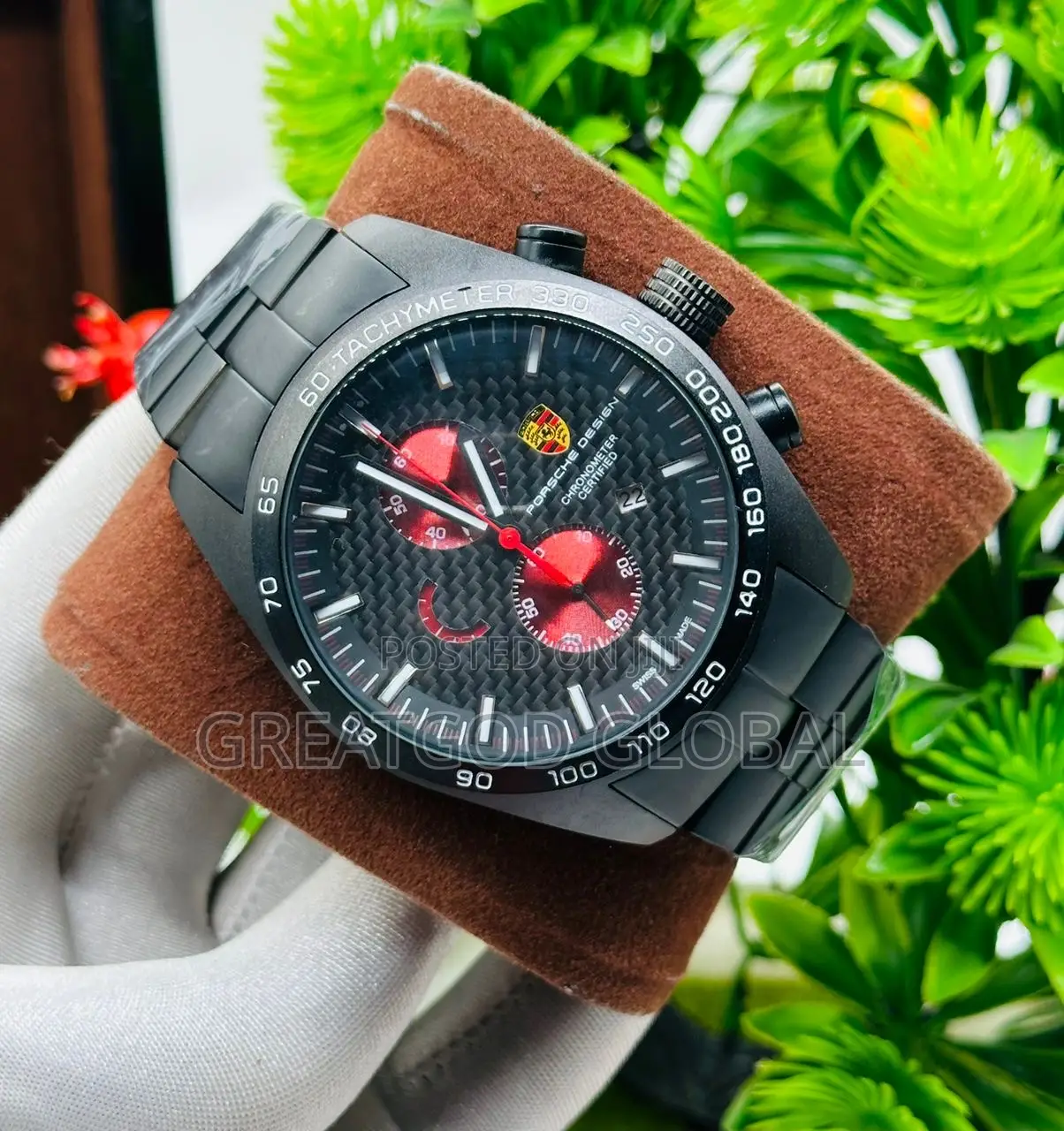 Brand: PORSCHE Active Chronograph With Date Black