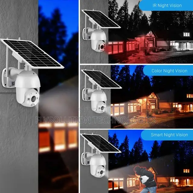UBOX Wifi Solar PTZ Outdoor Surveillance Camera