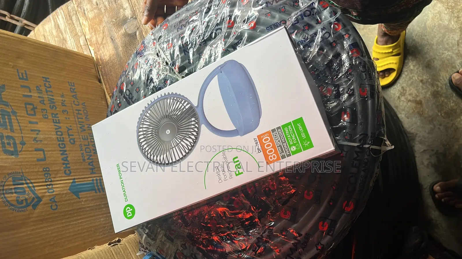 Original Rechargeable Fan