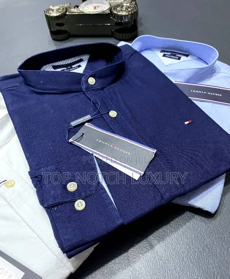 ORIGINAL Mandarin Neck Tommy Hilfiger Shirts MEN