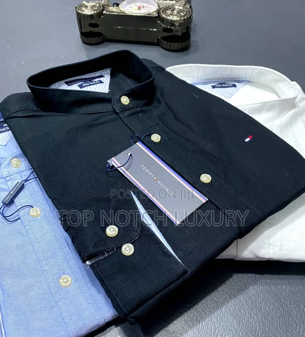 ORIGINAL Mandarin Neck Tommy Hilfiger Shirts MEN