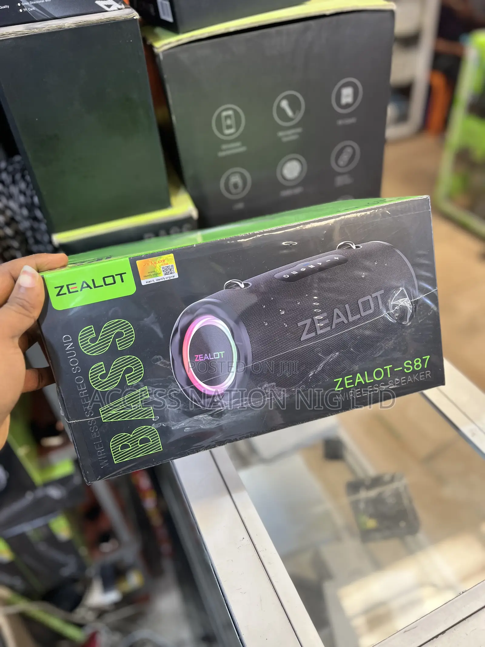 Zealot S87 Waterproof Portable Stereo Blue Tooth Speaker