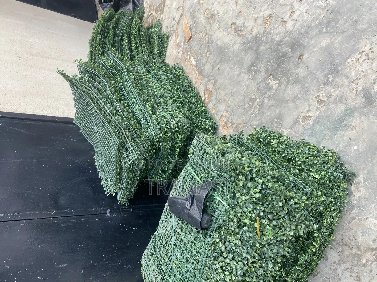 Synthetic Boxwood Wall Mat for Interior, Exterior and Event