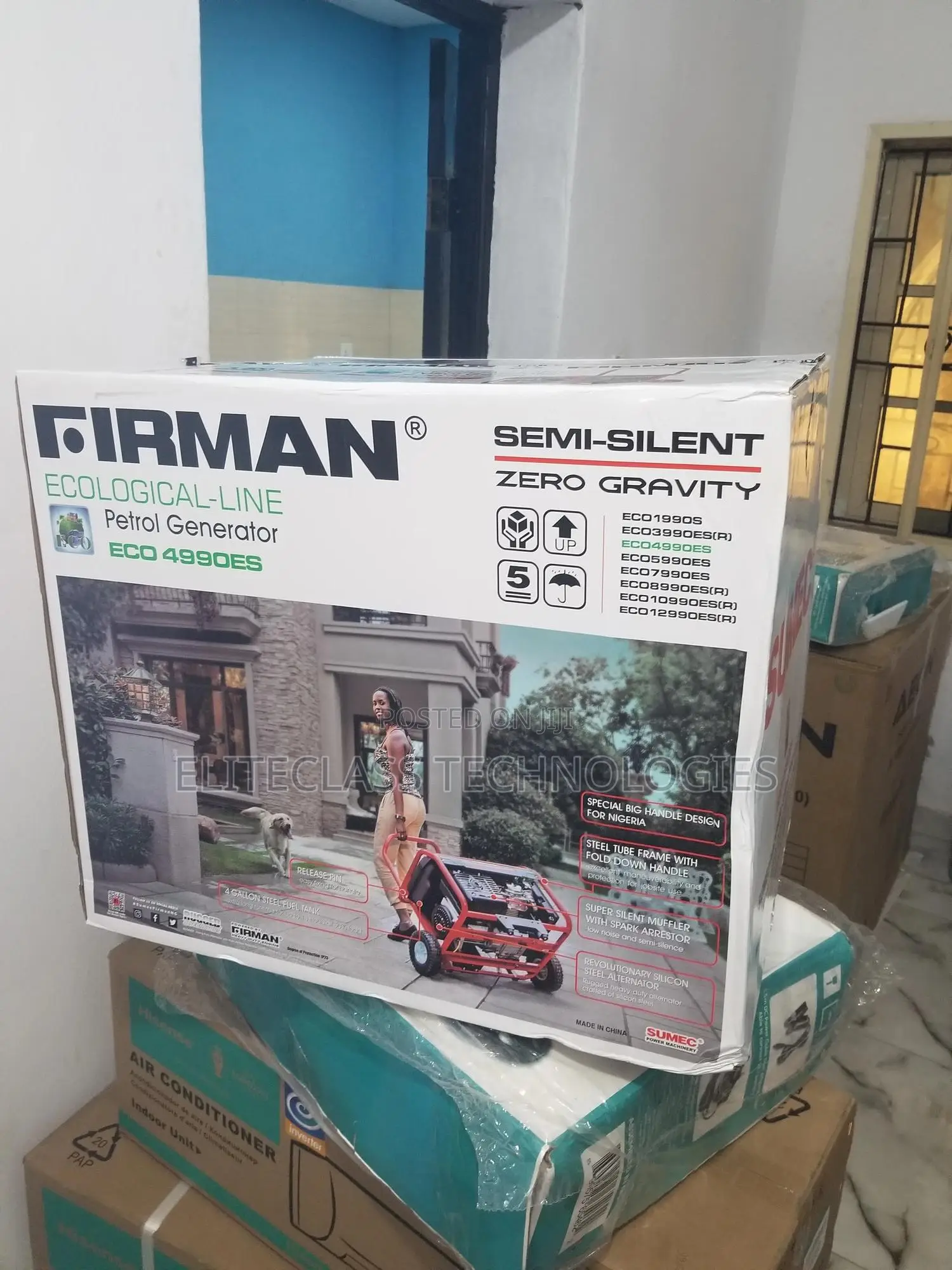 Powerful and Admirable Sumec Firman Generator Eco 4990es.