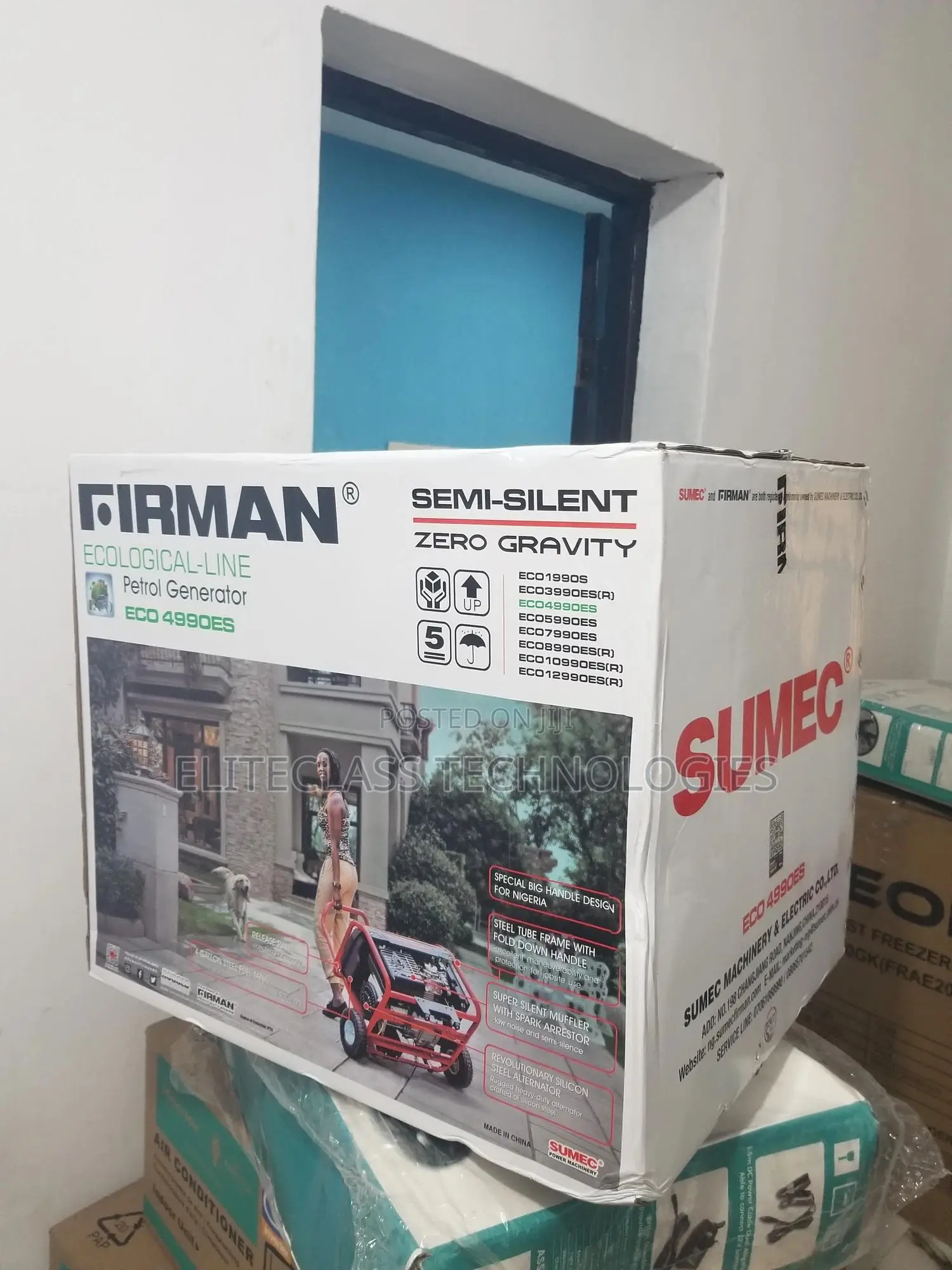 Sound and New Sumec Firman Generator Eco 4990es.