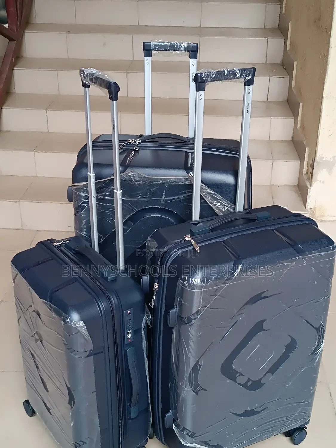 Set of 3 Unbreakable Elastic Rubber Travelling Luggage Boxes