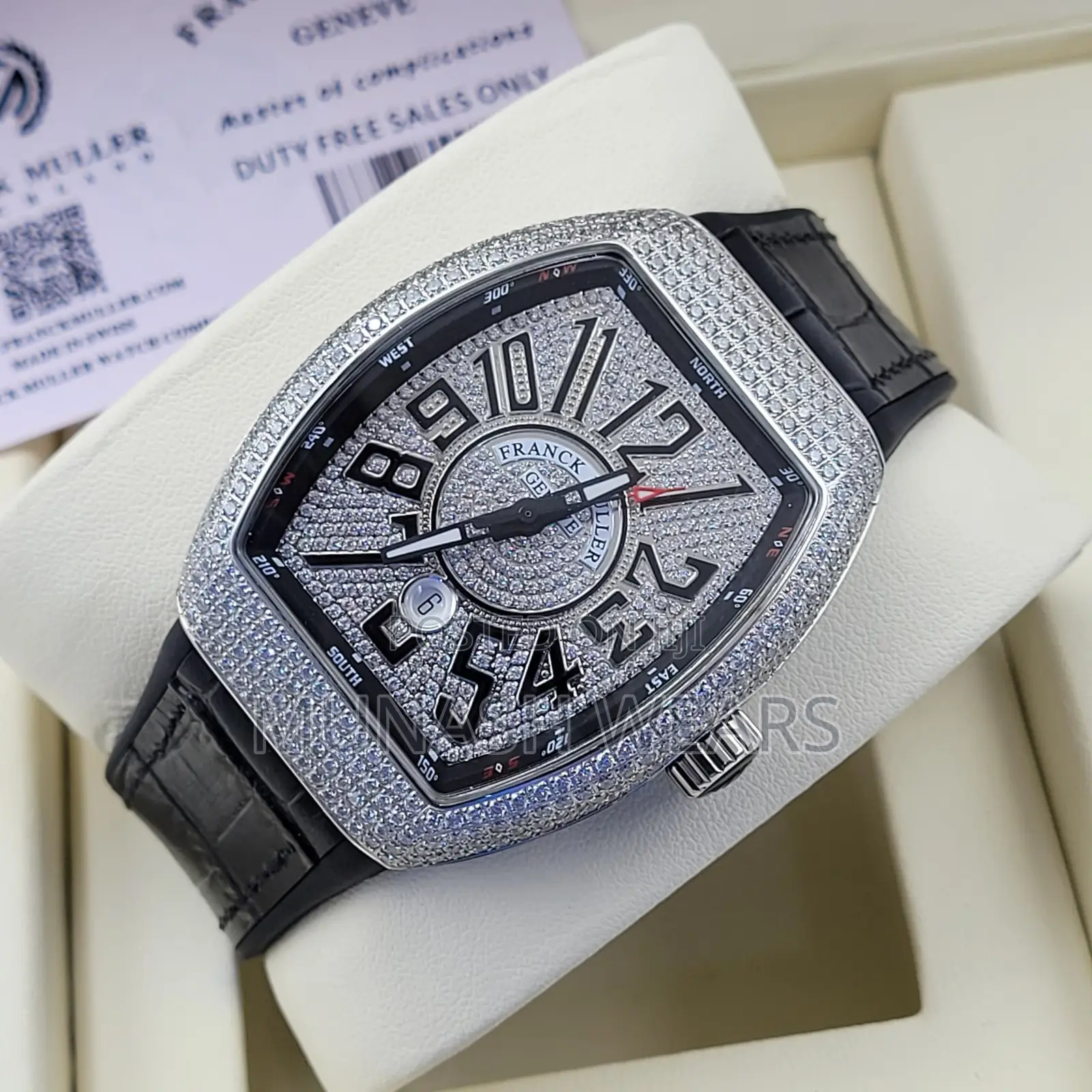 Frank Muller Leather X Stone Chronograph