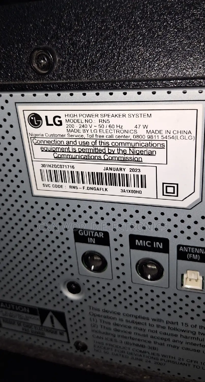 LG 500W Xboom All in One Powerful Sound System Bluetooth