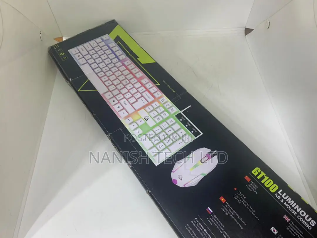 Luminous Gaming Keyboard and Mouse Set