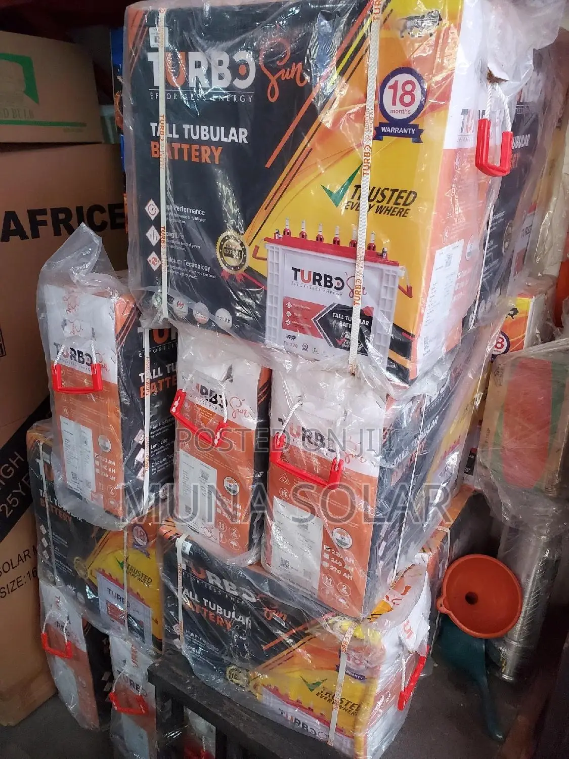 220ah 12v Turbo Tubular Battery