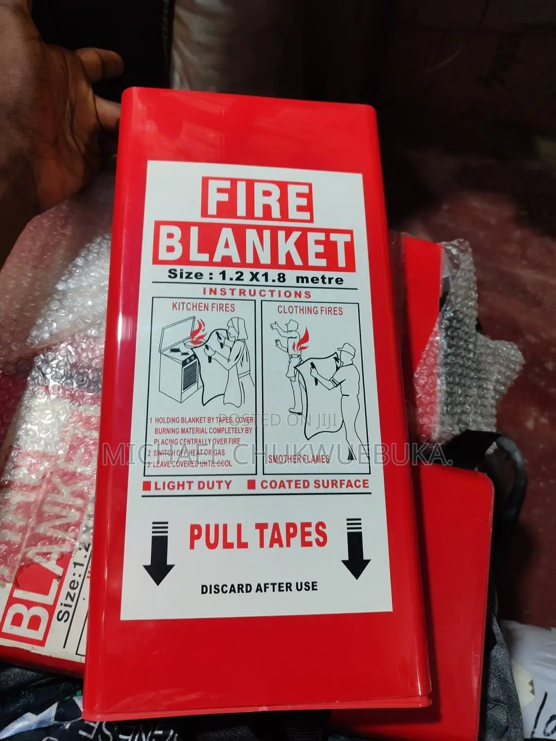 Fire Blanket 1.2 By 1.8 Metrs