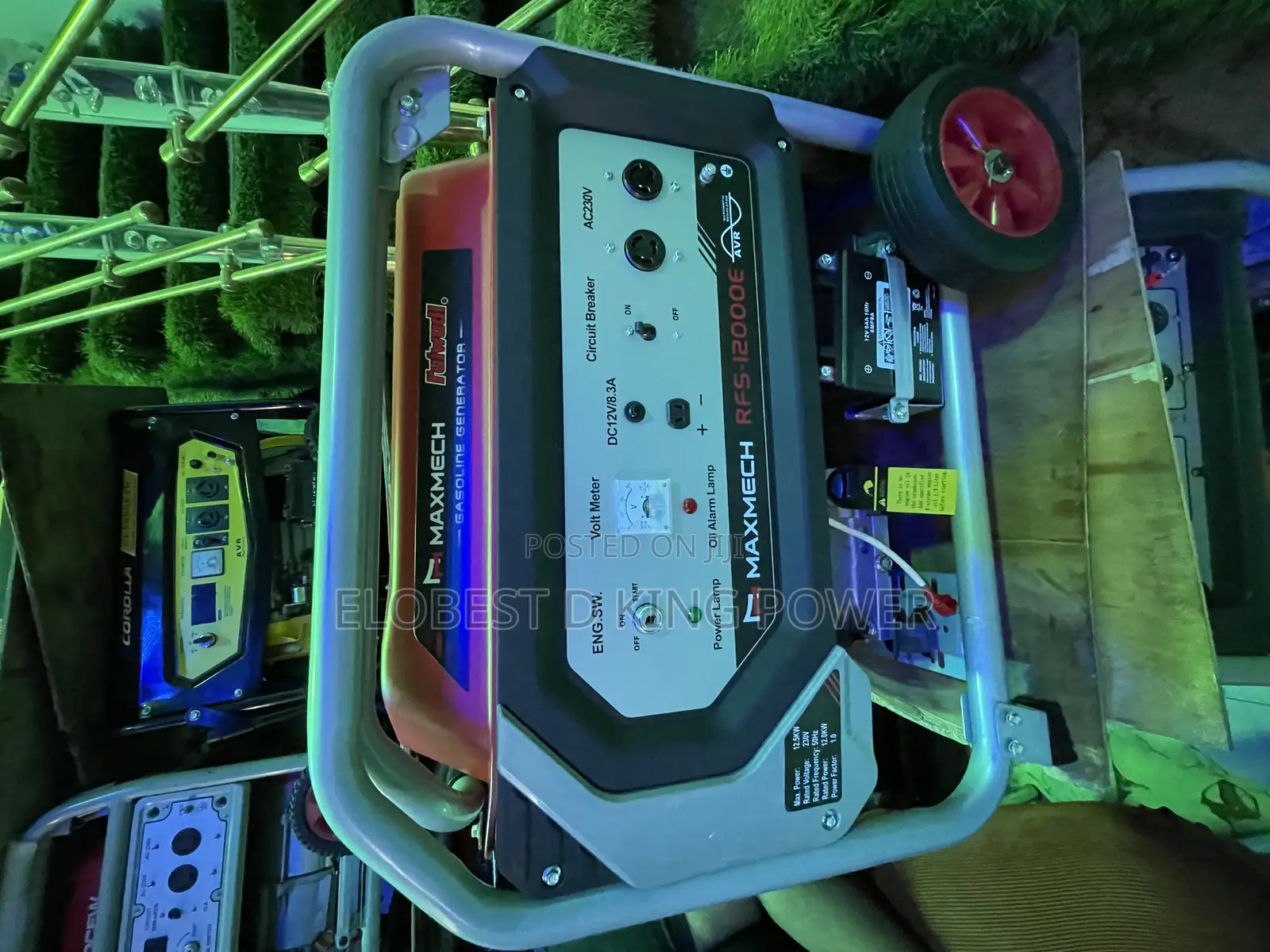 12kva Maxmech Key Start Petrol Generator