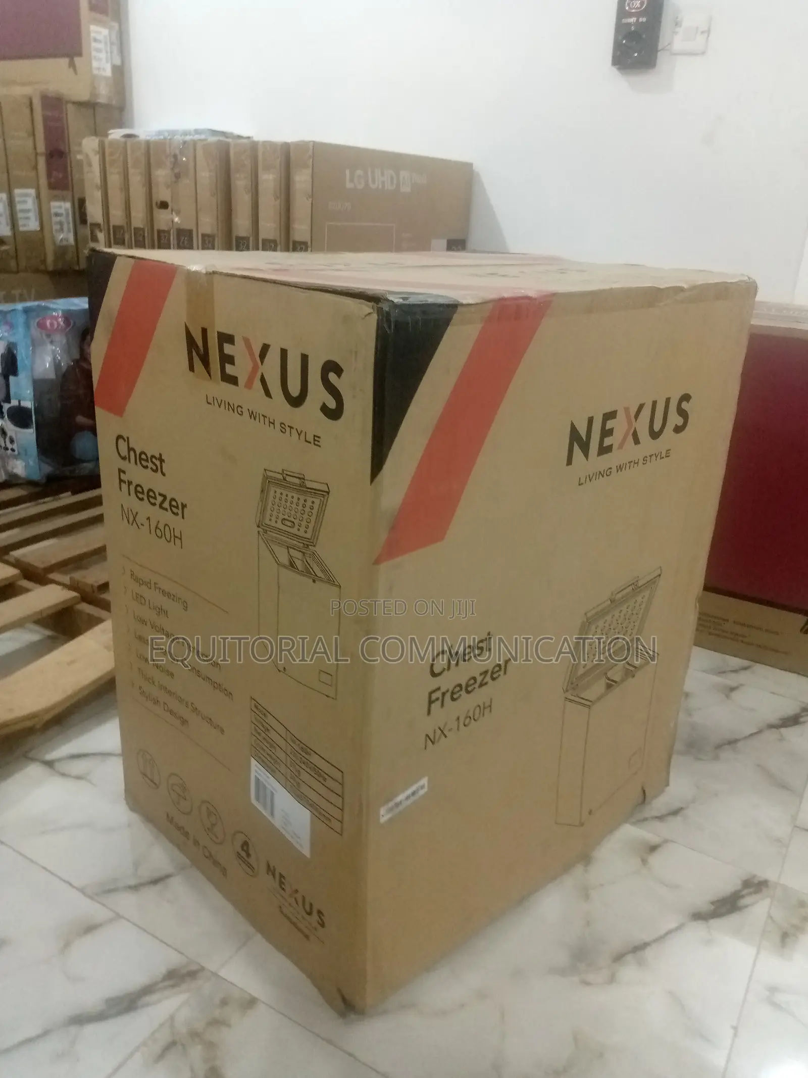 Nexus Nx-150l Chest Freezer Removable Storage Baskets