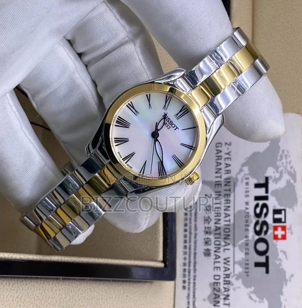 Original Tissot Ladies Silver Chain Watch Available in Store