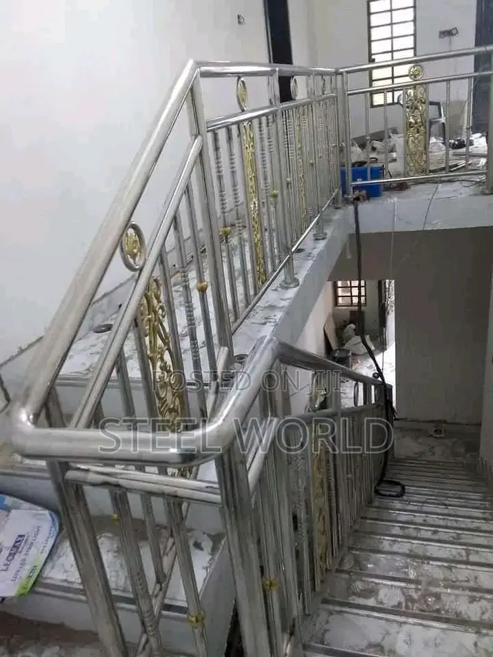 Handrail Gold Flowers