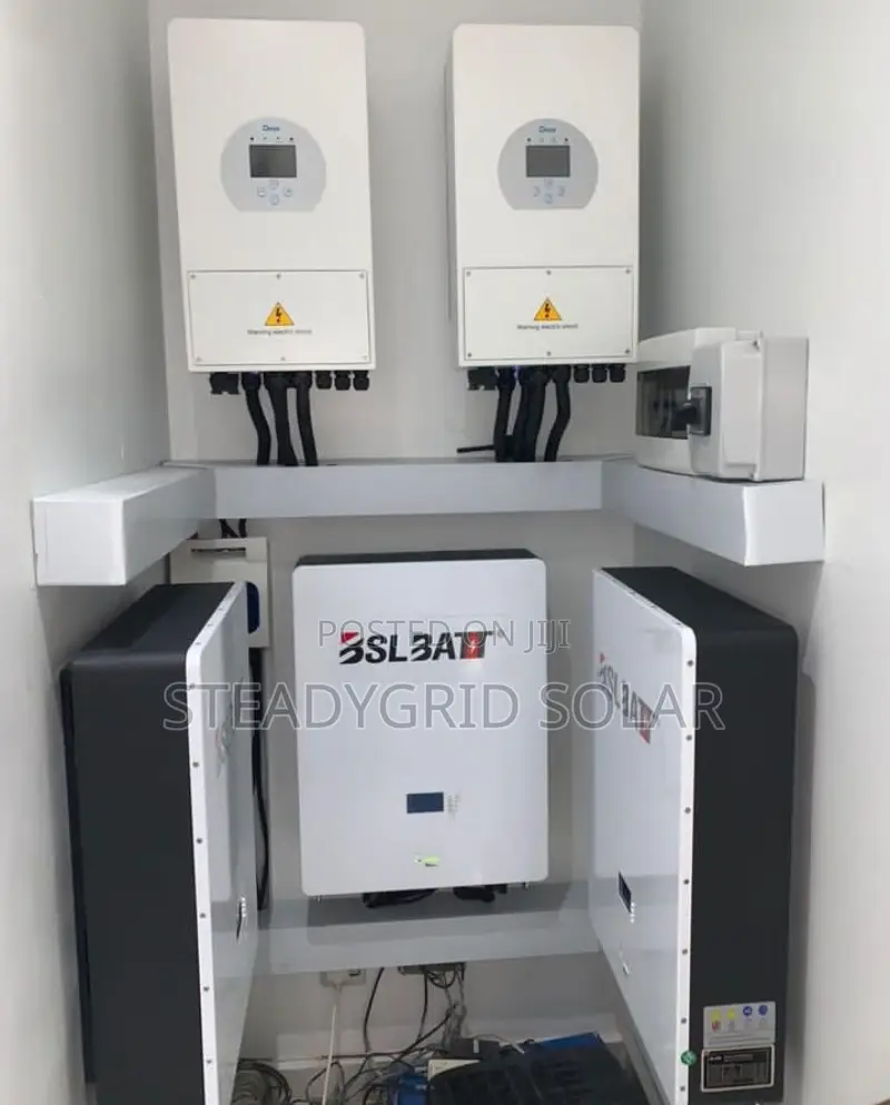 Extremely Robust10kva/48v/15kwh Solar Powered Inverter Setup
