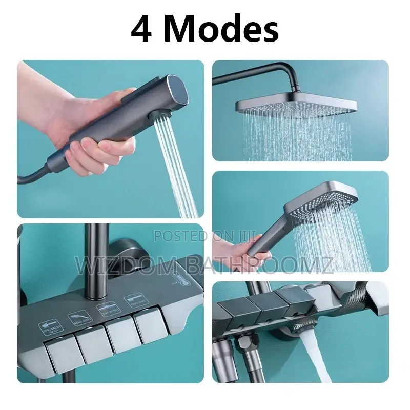 Standing Shower Mixer ,Piano Button.