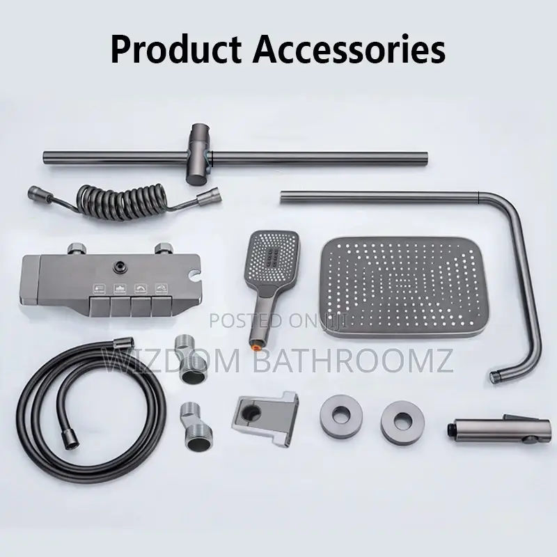 Standing Shower Mixer ,Piano Button.
