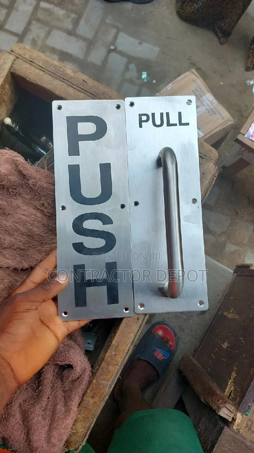 Stainess Steel Door Handle Pull and Push Plate