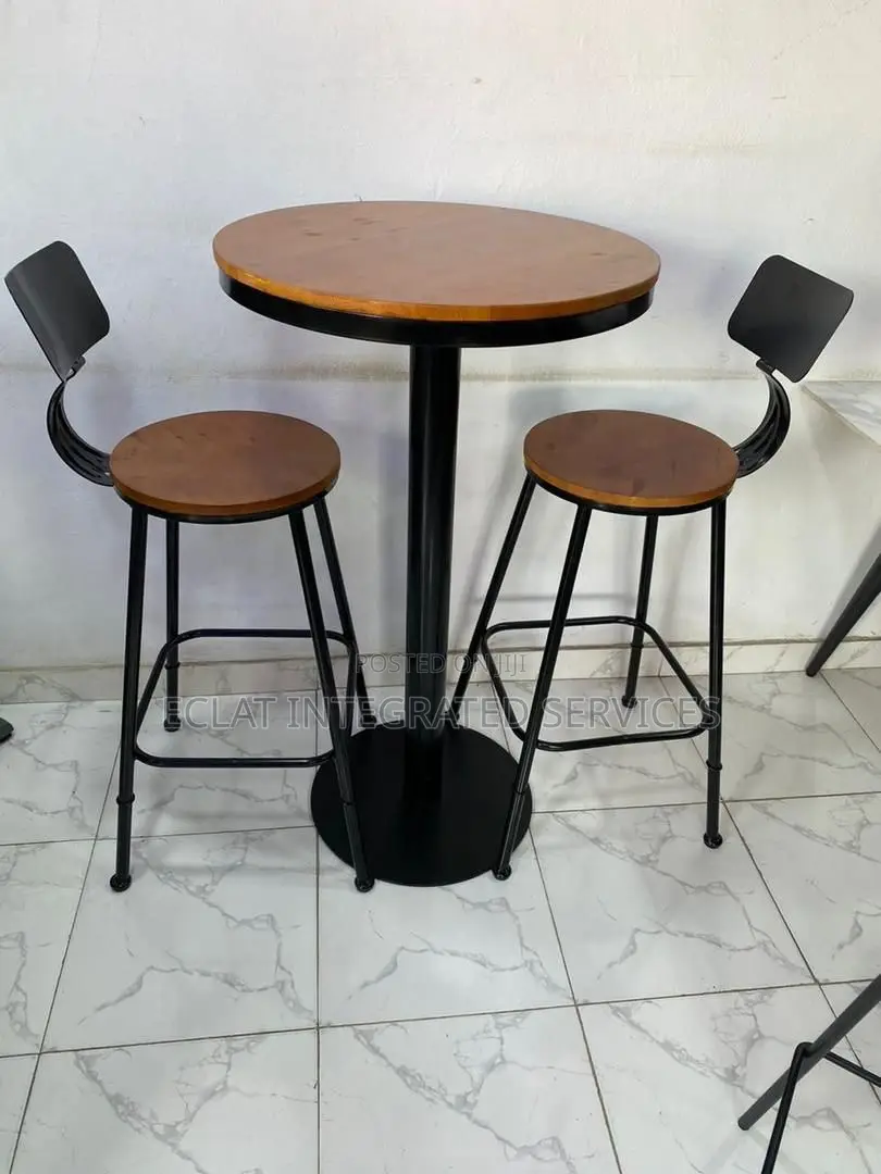 Bar Chair Backrest Solid Wood Chair