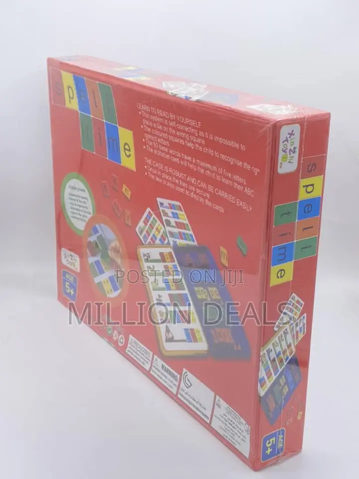 Kiddies Spell Time Educational Word Puzzle Board Game