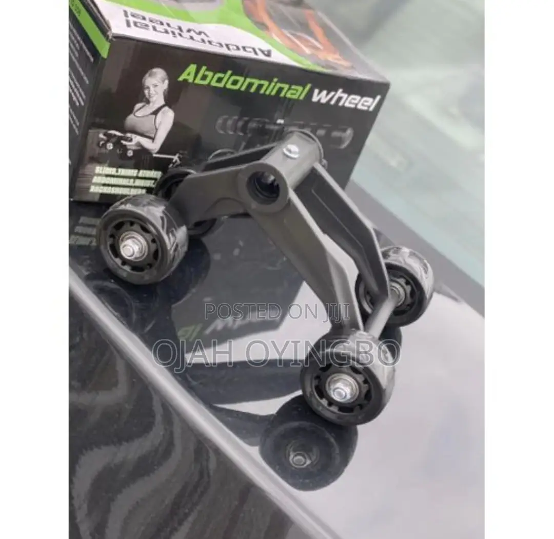 4-Wheel Abdominal Roller – Ultra-Stable Core Fitness Wheel
