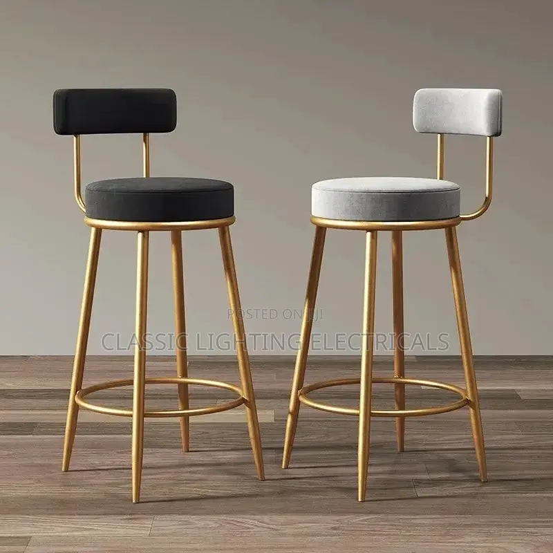 New Arrivals Nordic Modern Log Bar Chair