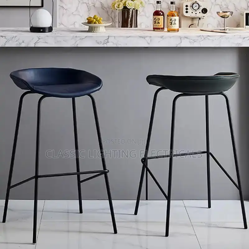 European Creative Design Bar Stools Retro Iron Kitchen
