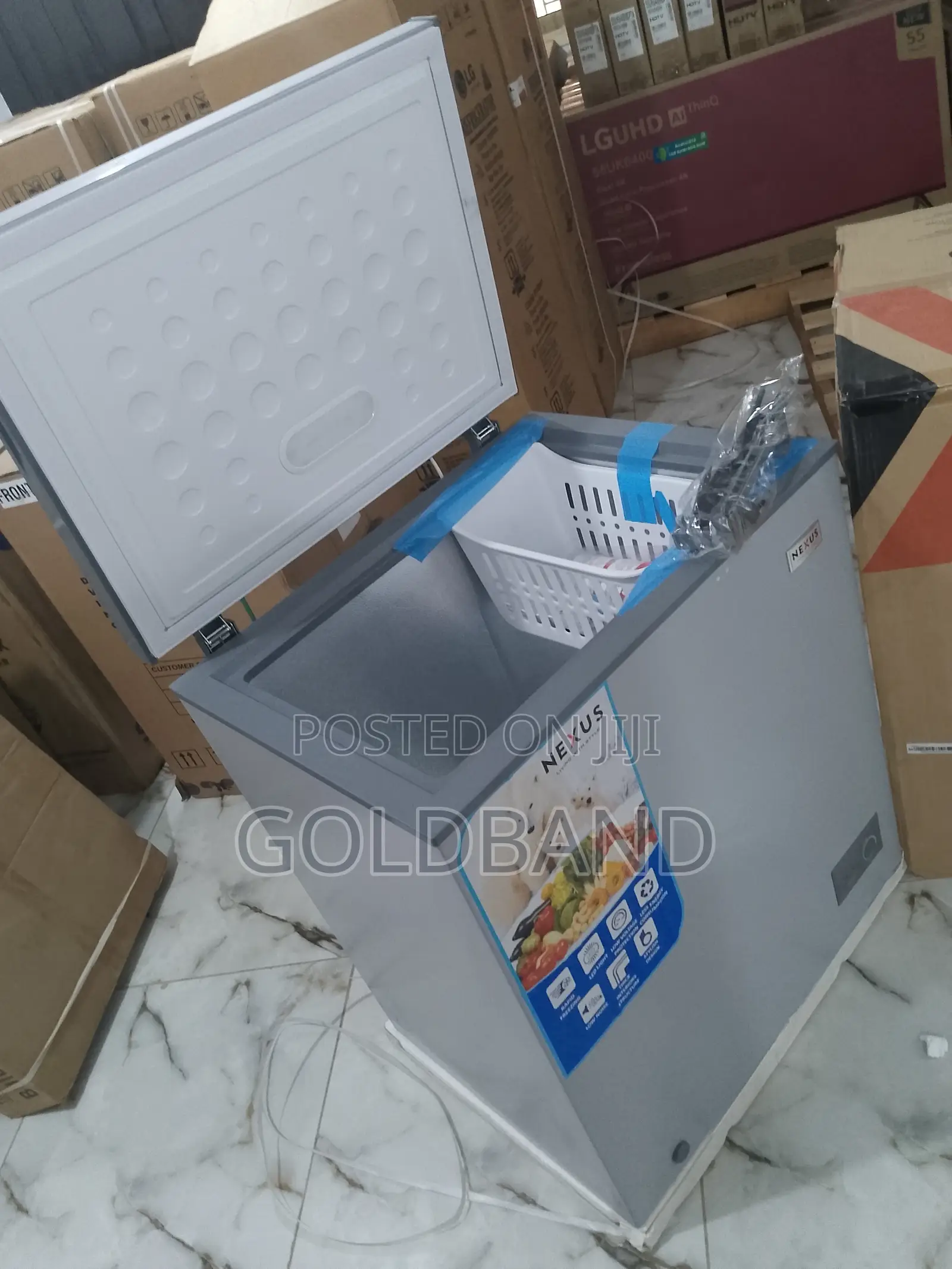 Nexus 150 Litres Chest Freezer + Adjustable Thermostat