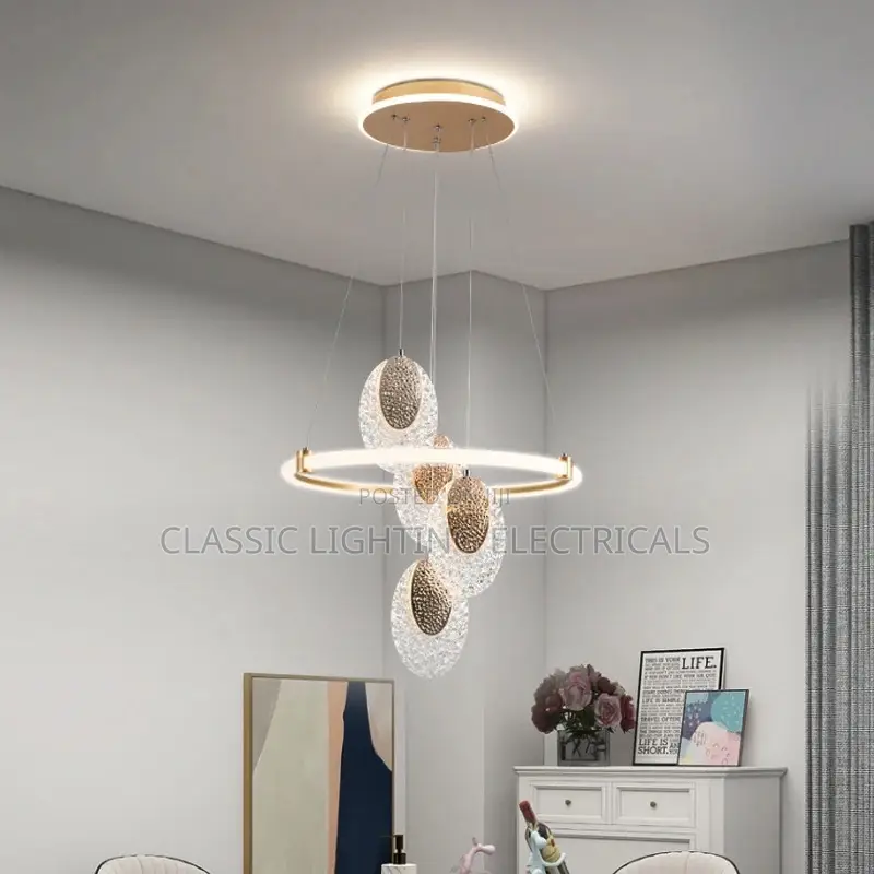 Modern Dining Room Chandelier Ring Nordic Pendant Lamp