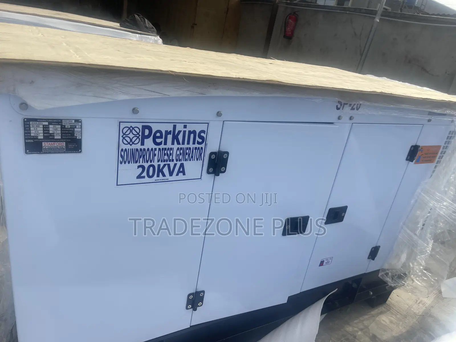 Noiseless Perkins 20kva Generator