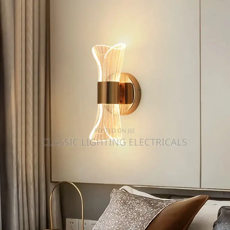 LED Wall Lights Luxury Gold Nordic Creative Acrylic