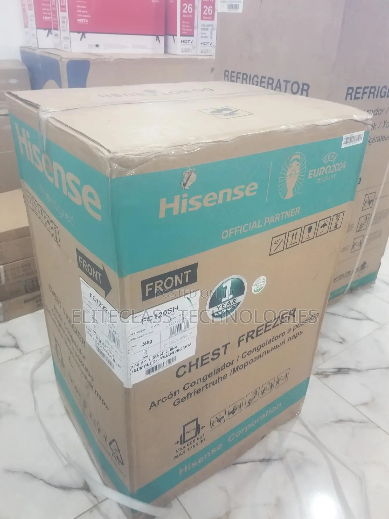 Fast Freeze Hisense FC120SH 95L Chest Freezer.